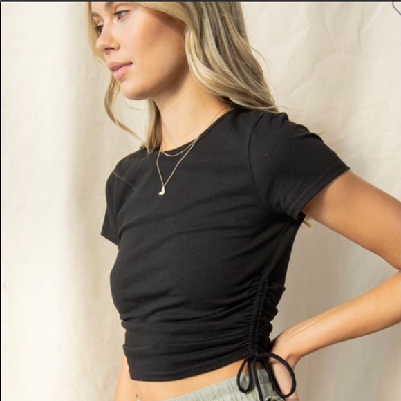 Papermoon Tops - 📌📌CLEARANCE📌📌 NO OFFERS📌 
SIZE SMALL LEFT ! NWT! Side string tie crop top